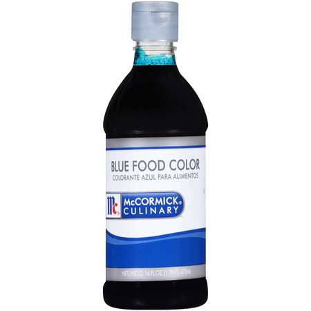 MCCORMICK McCormick Blue Food Color 1 Pint Bottle, PK6 930641
